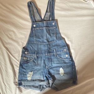 Old Navy denim girls overalls